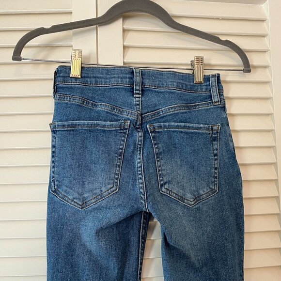 Free People We the Free Great Heights distressed frayed jeans 24 - Picture 5 of 9